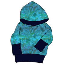 Load image into Gallery viewer, Surf Foliage Grow With Me Hoodie (or Crewneck)