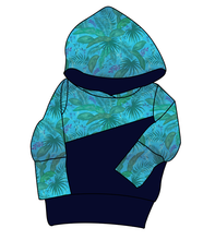 Load image into Gallery viewer, Surf Foliage Grow With Me Hoodie (or Crewneck)