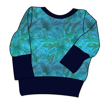 Load image into Gallery viewer, Surf Foliage Grow With Me Hoodie (or Crewneck)