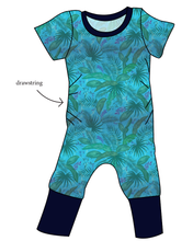 Load image into Gallery viewer, Surf Foliage Grow With Me Pants And Shorts Romper