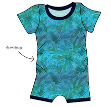 Load image into Gallery viewer, Surf Foliage Grow With Me Pants And Shorts Romper