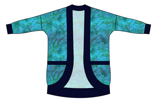 Surf Foliage Ladies' Cocoon Cardigan