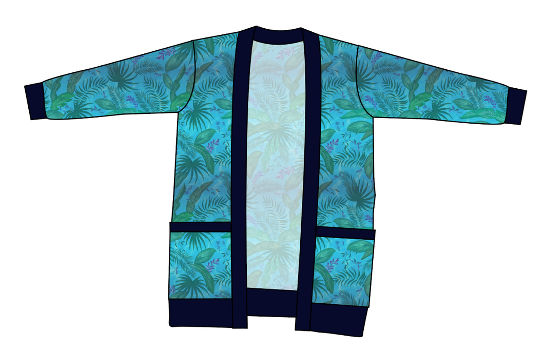 Surf Foliage Kids Grandpa Cardigan