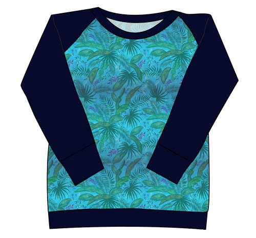 Surf Foliage Ladies' Classic Crewneck
