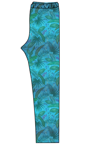 Surf Foliage Ladies' Lounge Leggings