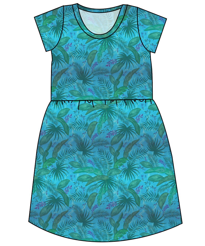 Surf Foliage Ladies' Play Dress