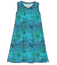 Load image into Gallery viewer, Surf Foliage Ladies&#39; Swing Dress