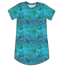 Load image into Gallery viewer, Surf Foliage Ladies&#39; T-Shirt Dress