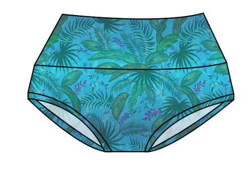 Surf Foliage Ladies' Underwear