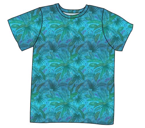 Surf Foliage Mens' Tee