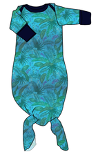 Load image into Gallery viewer, Surf Foliage Newborn Knotted Gown