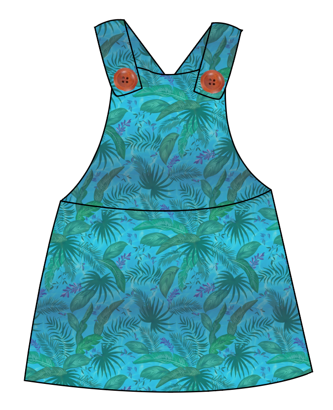 Surf Foliage Skirt-Alls