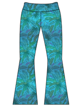 Load image into Gallery viewer, Athletic Prints Magical Mouse Ears Ladies Flared Leggings