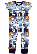 Load image into Gallery viewer, Olaf&#39;s Version Bennett Pants and Shorts Length T-Shirt Romper