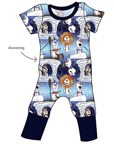 Olaf's Version Grow With Me Pants And Shorts Romper
