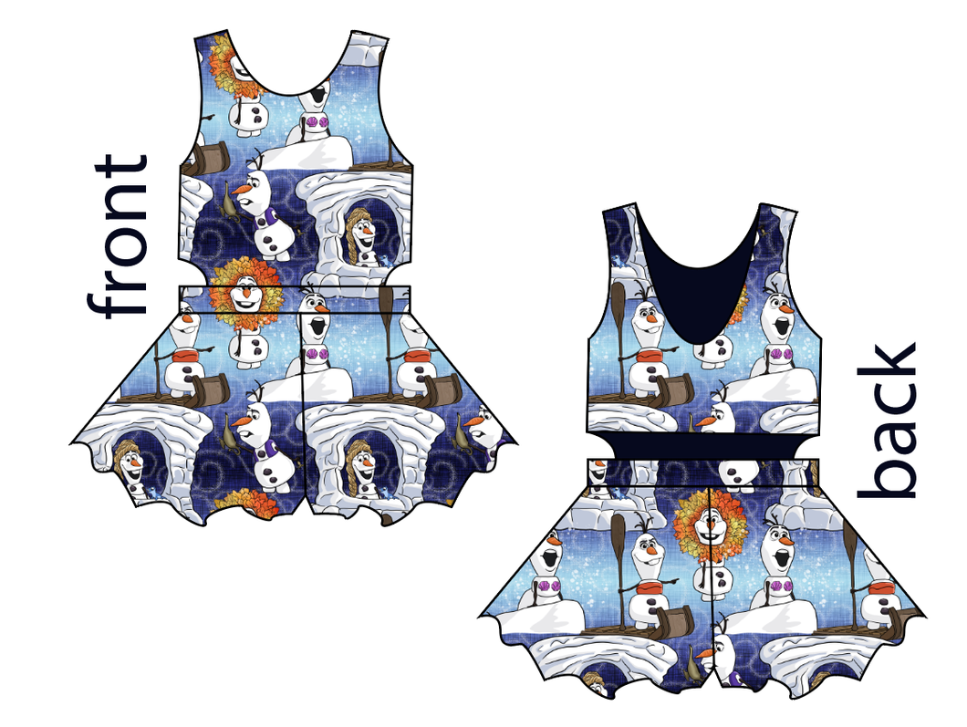 Olaf's Version Kids Playsuit