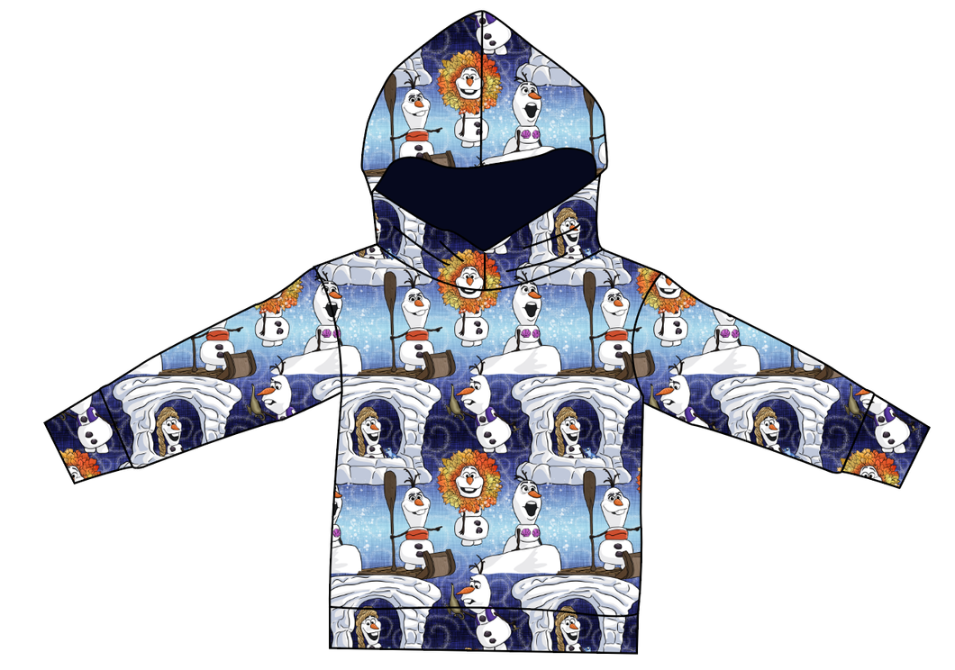 Olaf's Version Ladies Oversized Hoodie