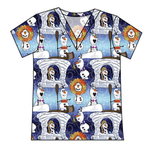 Load image into Gallery viewer, Olaf&#39;s Version Ladies&#39; Slouchy V-Neck Tee