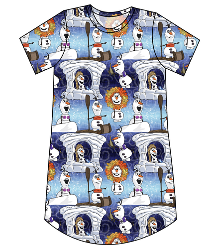 Olaf's Version Ladies' T-Shirt Dress