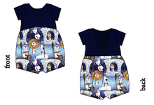 Load image into Gallery viewer, Olaf&#39;s Version Low Back Romper and Bubble Romper