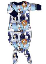 Load image into Gallery viewer, Olaf&#39;s Version Newborn Knotted Gown