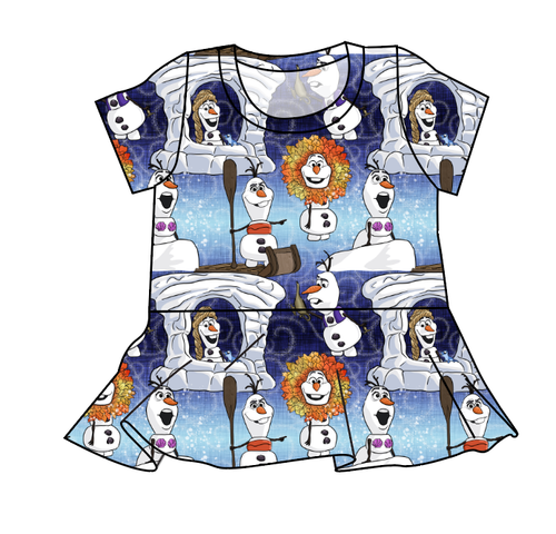 Olaf's Version Peplum Top