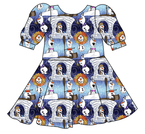 Olaf's Version Prairie Dress