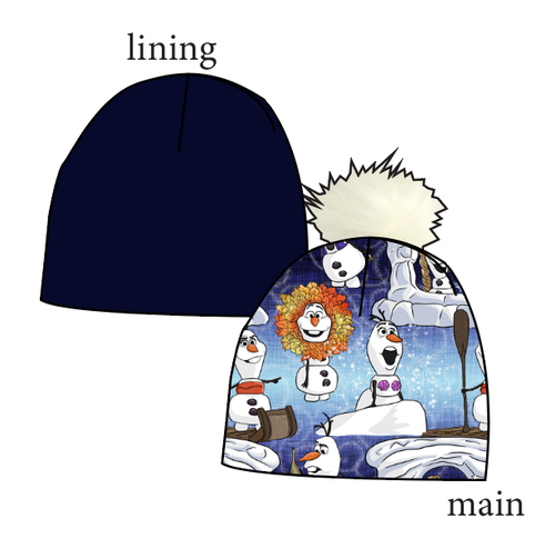 Olaf's Version Slouchy Beanie (Reversible!)