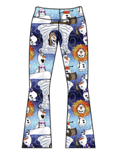 Load image into Gallery viewer, Athletic Prints Magical Mouse Ears Kids Flared Leggings