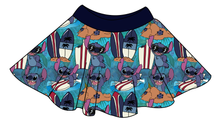 Load image into Gallery viewer, Surfing Alien Circle Skirt