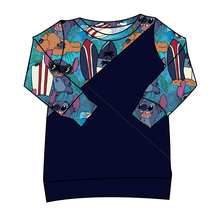 Load image into Gallery viewer, Surfing Alien Classic Hoodie (or Crewneck)