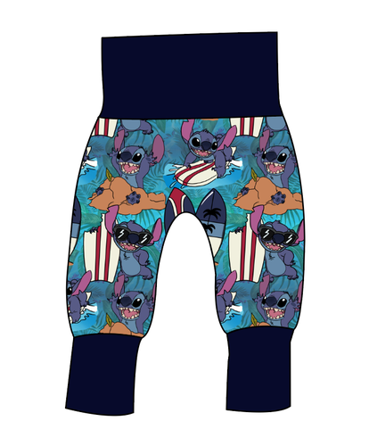 Surfing Alien Grow With Me Pants And Shorts