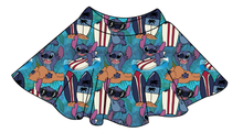 Load image into Gallery viewer, Surfing Alien Ladies&#39; Circle Skirt