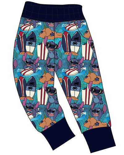 Surfing Alien Ladies' Joggers and Jogger Shorts