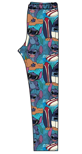 Surfing Alien Ladies' Lounge Leggings