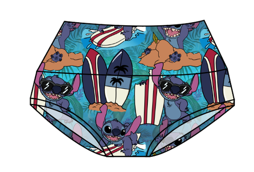 Surfing Alien Ladies' Underwear