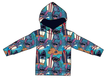 Load image into Gallery viewer, Surfing Alien Oversized Hoodie