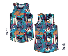 Load image into Gallery viewer, Surfing Alien Summer Tank