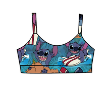 Load image into Gallery viewer, Athletic Prints Magical Mouse Ears Kids Bralette