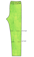 Load image into Gallery viewer, Lime Splash Basic Leggings