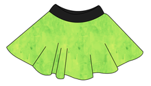 Load image into Gallery viewer, Lime Splash Circle Skirt