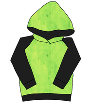 Load image into Gallery viewer, Lime Splash Classic Hoodie (or Crewneck)