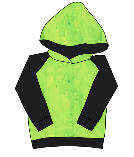 Lime Splash Classic Hoodie (or Crewneck)