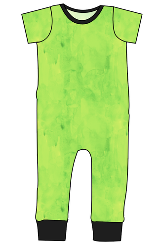 Lime Splash Emmett Pants And Shorts T-Shirt Romper