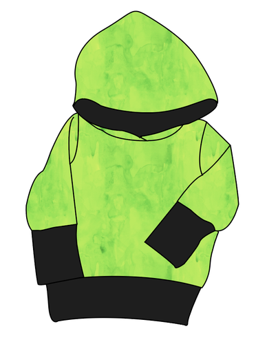 Lime Splash Grow With Me Hoodie (or Crewneck)
