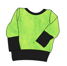 Load image into Gallery viewer, Lime Splash Grow With Me Hoodie (or Crewneck)