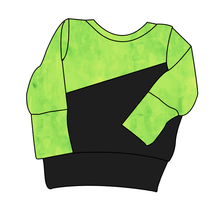 Load image into Gallery viewer, Lime Splash Grow With Me Hoodie (or Crewneck)