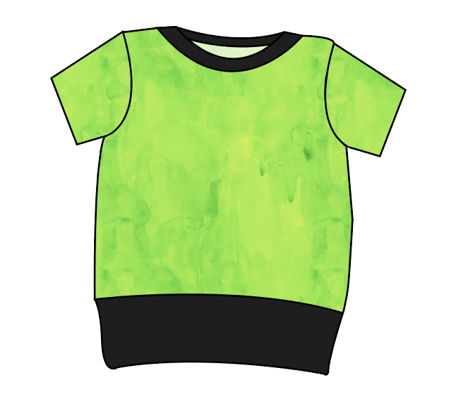 Lime Splash Grow With Me Tee