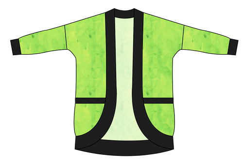 Lime Splash Kids Cocoon Cardigan