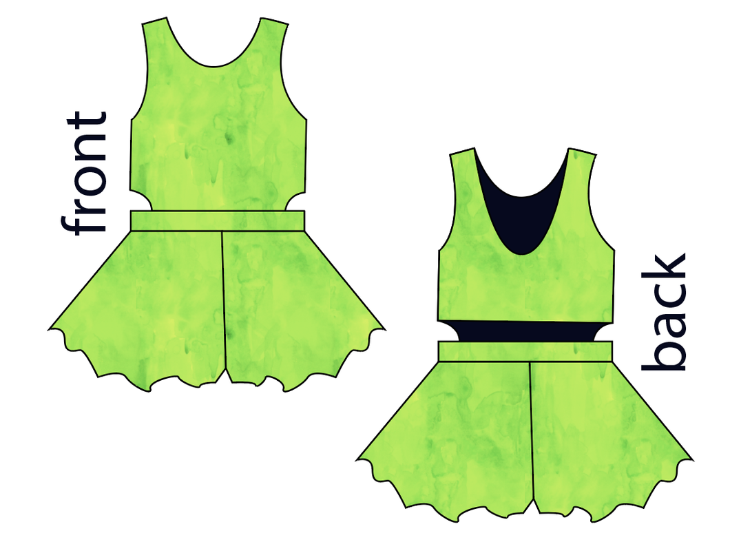 Lime Splash Kids Playsuit
